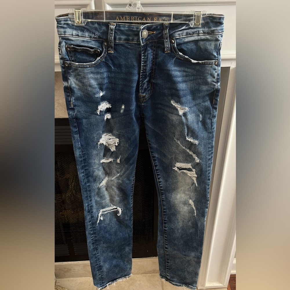 Mens American Eagle Skinny Jeans 28x28